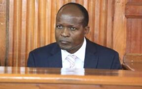 Former Migori Governor Zacharia Okoth Obado during a past appearance in court. PHOTO/UGC.
