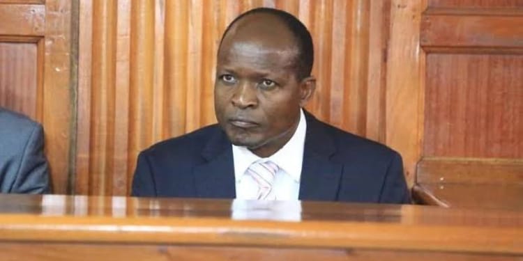 Former Migori Governor Zacharia Okoth Obado during a past appearance in court. PHOTO/UGC.