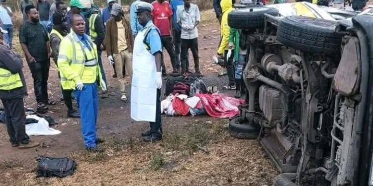 The collision involved a NAEKANA Sacco Nissan matatu and a heavy-duty lorry.