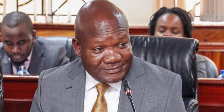 Kakamega Governor Fernandes Barasa during Council of Governors consultative meeting with the Senate Standing Committee on Finance and Budget on February 19, 2026. PHOTO/ Barasa X.