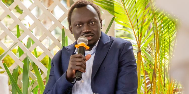  Hope Mobility Founder Michael Panther speaking during a media engagement event held at Sarova Panafric Hotel on Thursday, February 27, 2026. PHOTO/FILE.