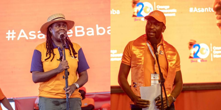 A photo collage of EALA MP Winnie Odinga and Nairobi Senator Edwin Sifuna. PHOTO/ Courtesy.