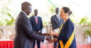 Ruto Awards Princess Zahra Aga Khan with the Elder of the Order of the Golden Heart