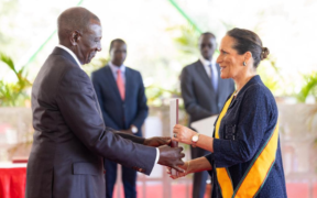 Ruto Awards Princess Zahra Aga Khan with the Elder of the Order of the Golden Heart