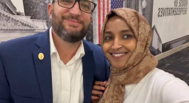 Ilhan Omar and Tim Mynett. Lawmakers are demanding a probe of Omar’s massive increase in wealth as disclosed to the House. ilhanmn/Instagram