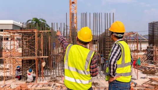 Civil Engineers on site expecting a construction project. PHOTO/Courtesy