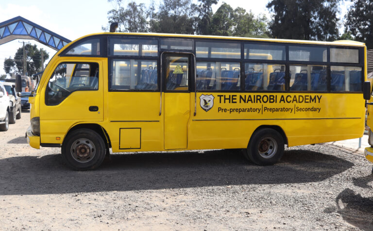 The Nairobi Academy School Bus. Photo/Nairobi Academy