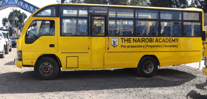 The Nairobi Academy School Bus. Photo/Nairobi Academy