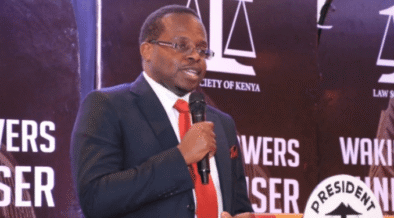 New LSK President-Elect Charles Kanjama during the LSK Wakili Towers Fundraiser PHOTO/Courtesy