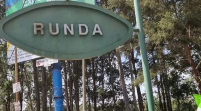 Signpost Giving Directions to the Runda Gated Community. PHOTO/ File