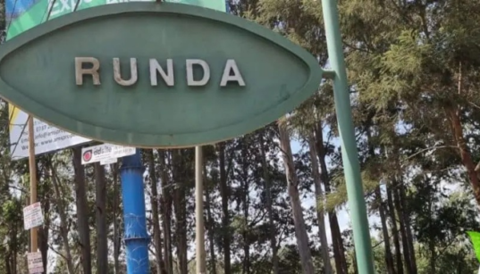 Signpost Giving Directions to the Runda Gated Community. PHOTO/ File