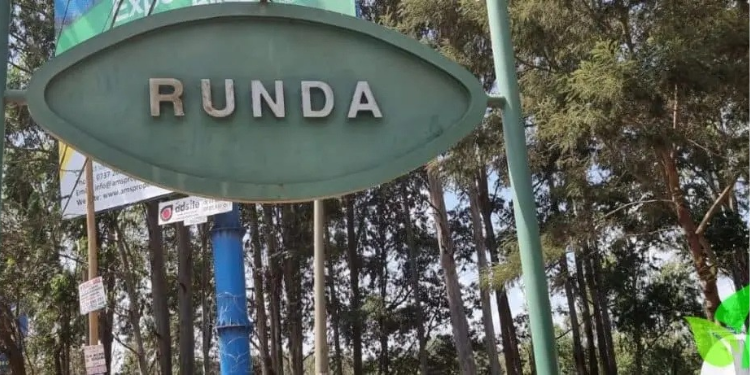 Signpost Giving Directions to the Runda Gated Community. PHOTO/ File