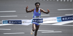 Ethiopia’s Tadese Takele During the Tokyo Marathon in Japan. PHOTO/ File