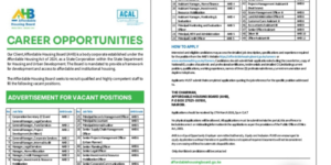 Affordable Housing Career Opportunities notice PHOTO/MyGov