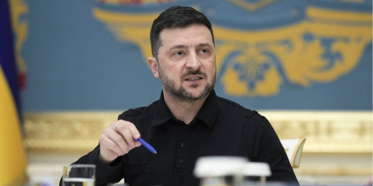 Ukrainian President Volodymyr Zelensky in a past event. PHOTO/ BBC