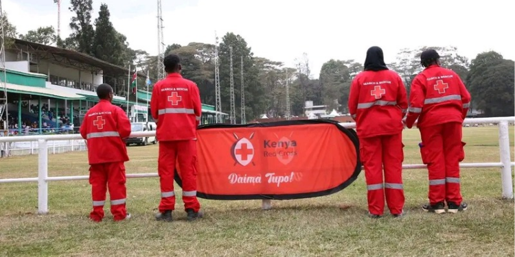 Kenya Red Cross Society members during a past event. PHOTO/ KRC
