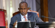 Ministry of Health CS Aden Duale during a cabinet meeting PHOTO/Duale/X