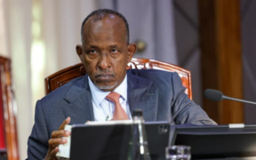 Ministry of Health CS Aden Duale during a cabinet meeting PHOTO/Duale/X