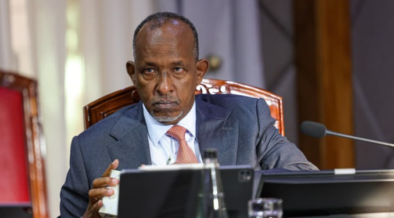 Ministry of Health CS Aden Duale during a cabinet meeting PHOTO/Duale/X