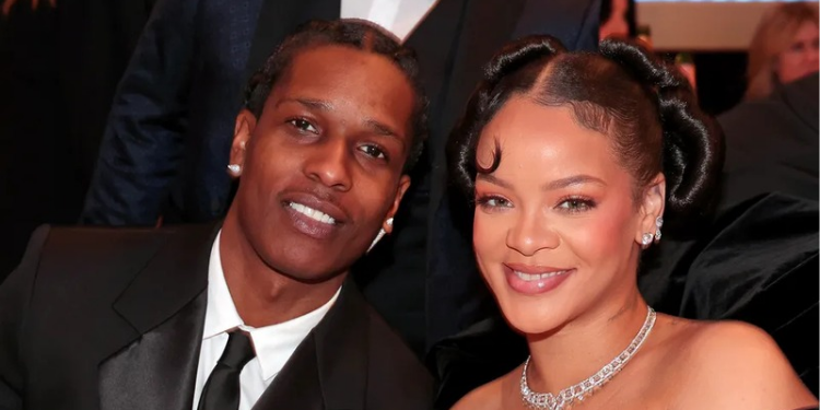 Music and fashion mogul Rihanna — born Robyn Rihanna Fenty and her husband rapper A$AP Rocky (Rakim Mayers) in a past event. PHOTO/ Getty Images