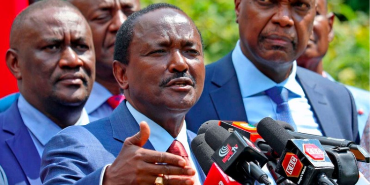 Azimio la umoja leader Kalonzo Musyoka in a past event. PHOTO/ Nation