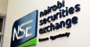 Nairobi Securities Exchange name post on a building. PHOTO/ NSE
