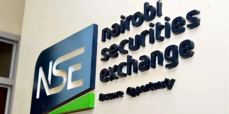Nairobi Securities Exchange name post on a building. PHOTO/ NSE