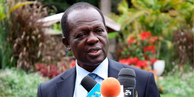 Former Rarieda MP Raphael Tuju in a past event. PHOTO/ File