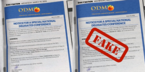 The alleged fake publication by Nation Newspaper indicating that Babu Owino has been proposed to take over ODM’s party SG role amongst other individuals mentioned. PHOTO/ File 