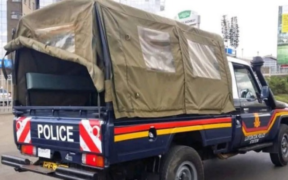 Police land cruiser headed to a crime scene PHOTO/File