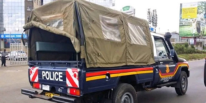 Police land cruiser headed to a crime scene PHOTO/File