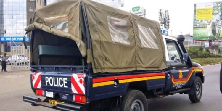 Police land cruiser headed to a crime scene PHOTO/File