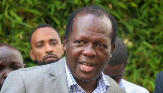 Former Cabinet Secretary Raphael Tuju in a past media address. PHOTO/ Nation