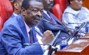 Prime Cabinet Secretary Musalia Mudavadi speaking