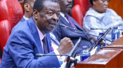 Prime Cabinet Secretary Musalia Mudavadi speaking