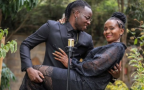 Gospel singer Guardian Angel and his wife Esther Musila in a past event. PHOTO/ Esther Musila