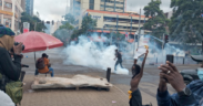 Anti-finance bill protests in Nairobi CBD in June 2024. PHOTO/ Edwin Hinda.