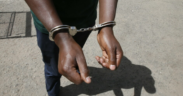 An illustration of someone in handcuffs. PHOTO/ IJM.