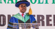 Education CS Julius Ogamba during the 6th Graduation Ceremony of the Kabete National Polytechnic in Nairobi on February 20, 2026. PHOTO/ Ogamba X.