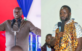 A photo collage of DCP leader Rigathi Gachagua and Trans Nzoia Governor George Natembeya. PHOTO/ Gachagua X/Natembeya X.