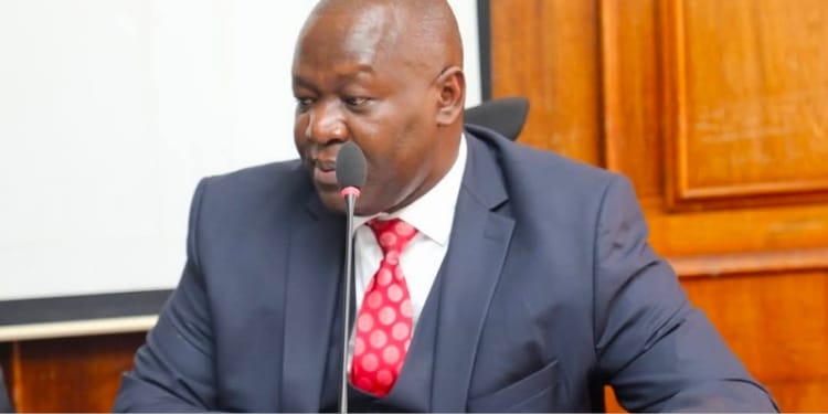 Kisumu Senator Prof. Tom Ojienda during proceedings on March 18, 2026. PHOTO/ Parliament FB.