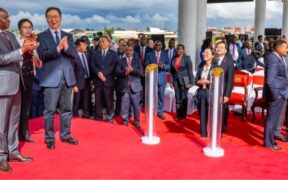 Deputy president of Kenya Kithure Kindiki and China's Vice oresident.