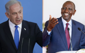 A photo collage of President William Ruto and Israeli Prime Minister Benjamin Netanyau. PHOTO/ PCS/ Prime Minister Israel X.