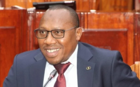 SRC CEO Ali Abdullahi Surraw during his vetting process. PHOTO/ Parliament FB