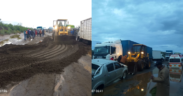 KeNHA has issued an alternative route following flooding and deposition of silt on the Mai Mahiu–Suswa–Narok (B7) Road