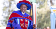 President William Ruto speaking during the 5th Graduation Ceremony of Uzima University in Kisumu County on January 30, 2026. PHOTO/PCS.