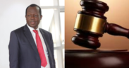A photo collage of former CS Raphael Tuju and court gravel. PHOTO/KNA.