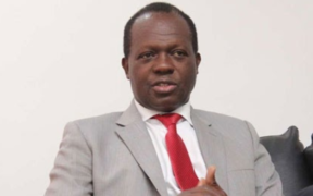 Former CS Raphael Tuju during a past press conference. PHOTO/ Courtesy.