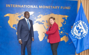 President William Ruto during a meeting with the International Monetary Fund (IMF) Managing Director Kristalina Georgieva in Washington, D.C, USA in December 2025. PHOTO/PCS.