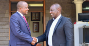 President William Ruto with Tiaty MP William Kamket at the Deputy President’s official residence in Karen, Nairobi on September 1, 2022. PHOTO/William Ruto/Facebook.